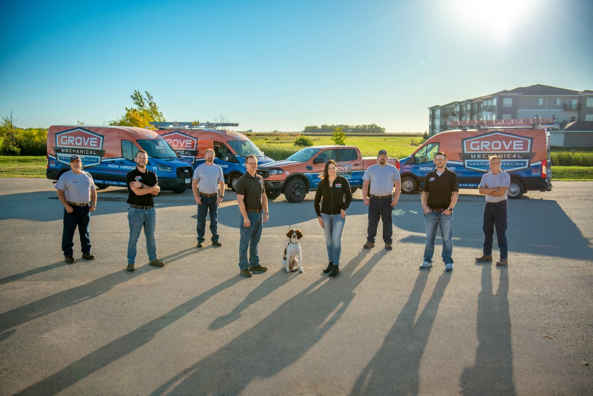 The Grove Mechanical team in Crookston, Minnesota